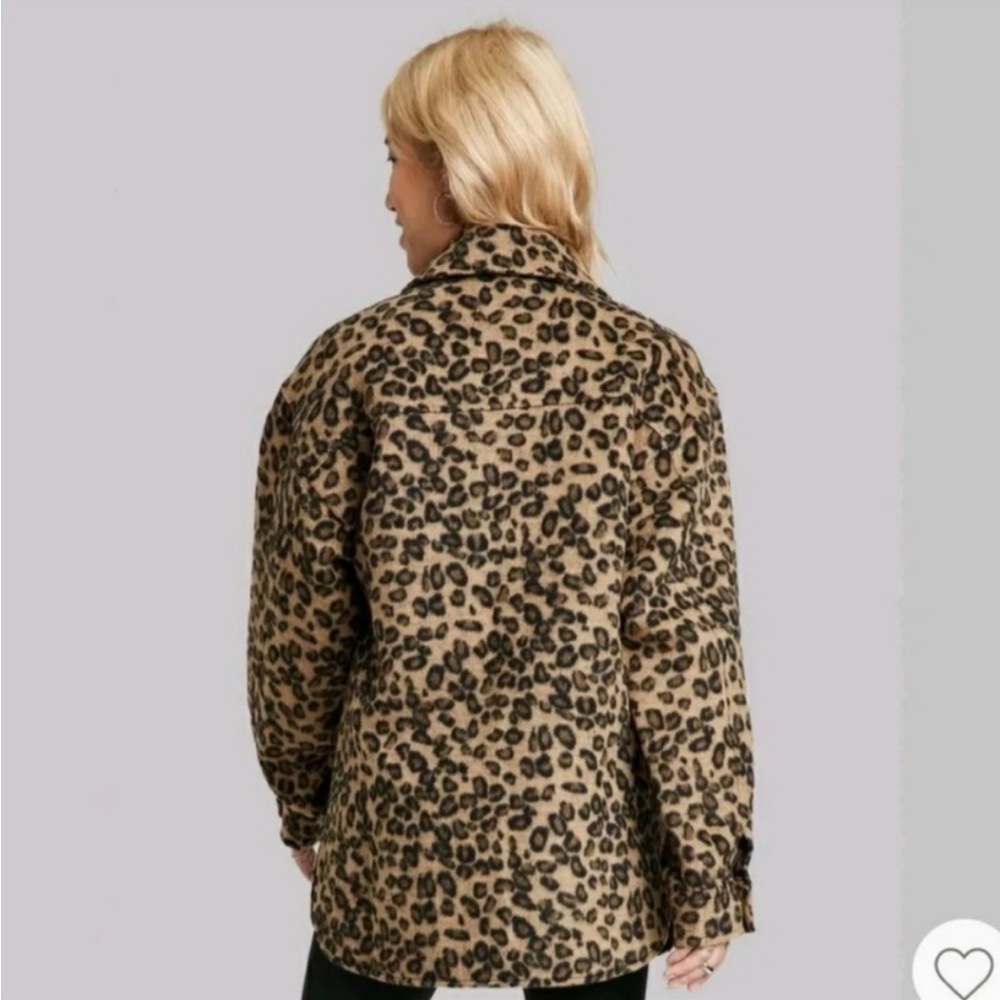 Wild Fable Cheetah Print Shacket - Picture 4 of 5